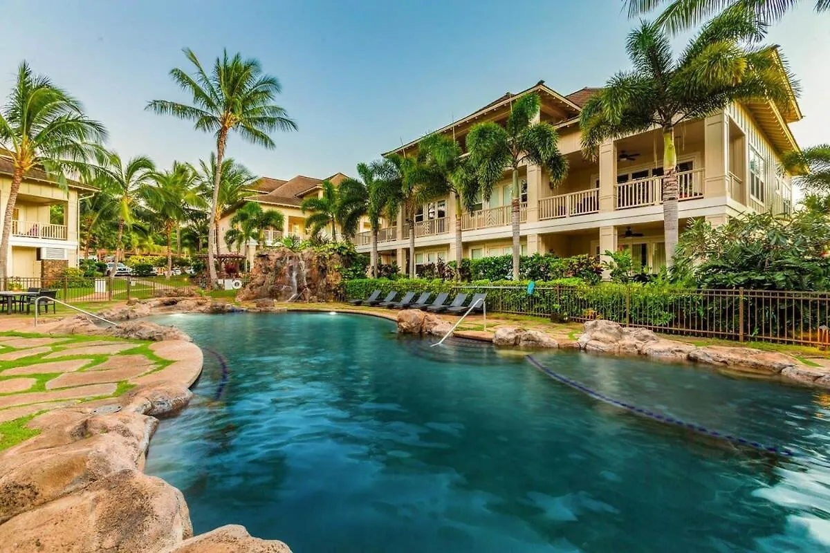 Ground Floor Poolside Villa Short Walk From Top Beach In Kauai With Great Pool Koloa